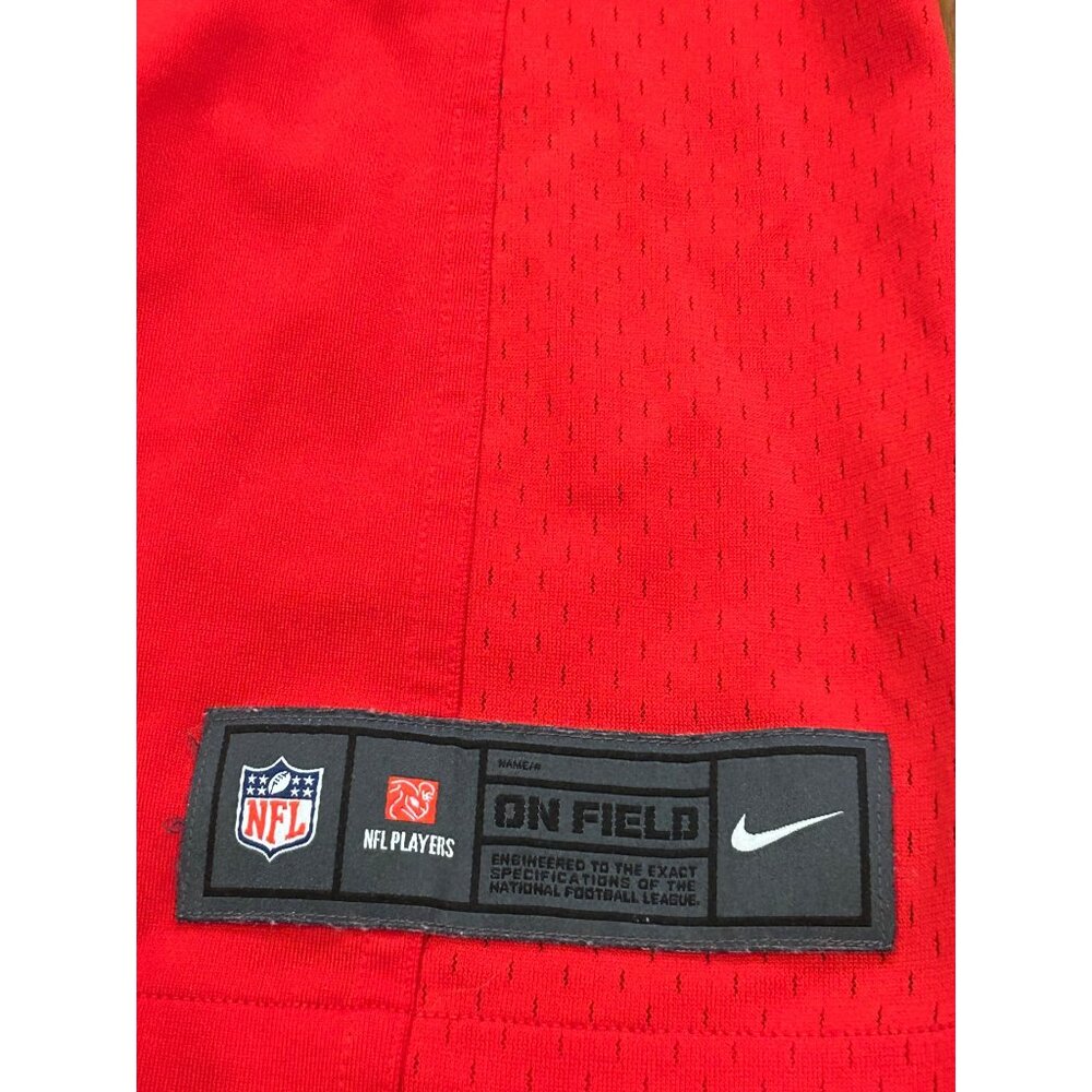 Nike New England Patriots Tom Brady #12 Red Throwback NFL Jersey Women's Large - Picture 7 of 9